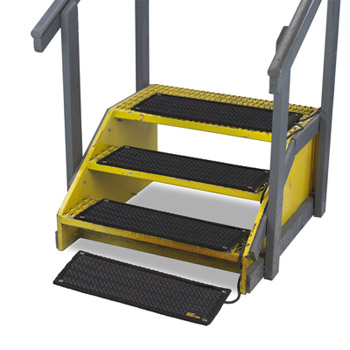 Snow Melting on Stairs